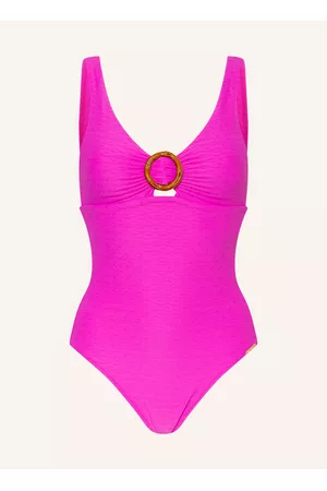 Watercult Damen Badeanzüge - Badeanzug Bamboo Solids pink
