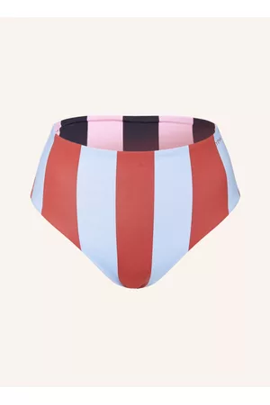 Marc O’ Polo Damen High-waisted Bikinis - High-Waist-Bikini-Hose Zum Wenden Mit Uv-Schutz rot