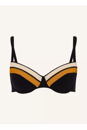 Maryan Mehlhorn Damen Bikinis - Bügel-Bikini-Top Antagonist schwarz