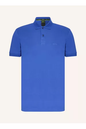 HUGO BOSS Herren Poloshirts - Piqué-Poloshirt Pio 1 Regular Fit blau