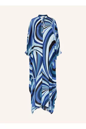 Puccini Damen Strandmode - Kaftan Garza blau