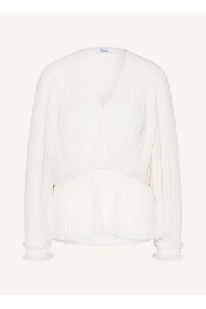 Princess goes Hollywood Damen Blusen - Blusenshirt Mit Plissees weiss