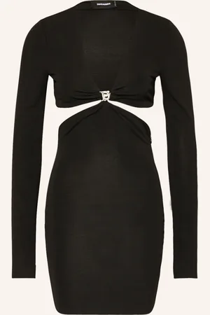 Dsquared2 Jerseykleid Mit Cut-Outs Und Schmucksteinen