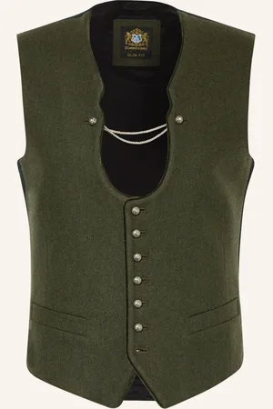 Hammerschmid Trachtenweste Vizenz Slim Fit gruen