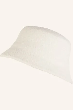 DARLING HARBOUR Bucket-Hat Aus Teddyfell weiss