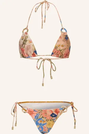 ZIMMERMANN Triangel-Bikini August blau