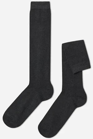 Calzedonia Lange Herrensocken aus Winterbaumwolle Mann Größe 44-45