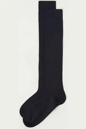 Calzedonia Lange Socken aus Winterbaumwolle für Herren Mann Größe 40-41