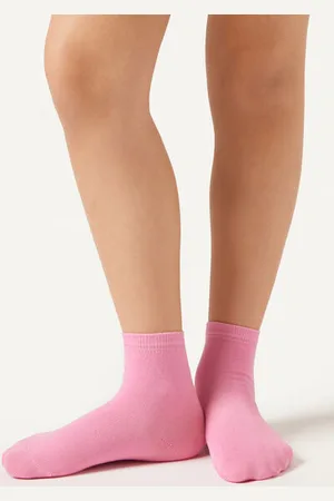 Calzedonia Kurze leichte Kinderbaumwollsocken Unisex Größe 31-33