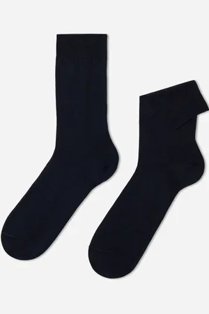 Calzedonia Kurze Herrensocken mit Fil d‘Ecosse Mann Größe 37-39