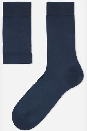 Calzedonia Kurze Herrensocken mit Fil d‘Ecosse Mann Größe 40-41