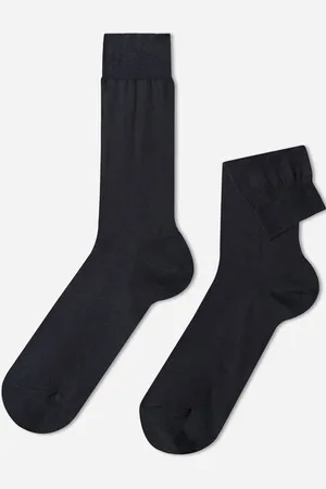 Calzedonia Kurze Herrensocken mit Fil d‘Ecosse Mann Größe 42-43