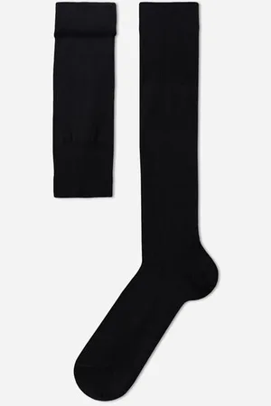 Calzedonia Lange Herrensocken mit Fil d‘Ecosse Mann Größe 37-39