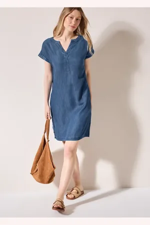 CECIL Kurzes Denim Kleid