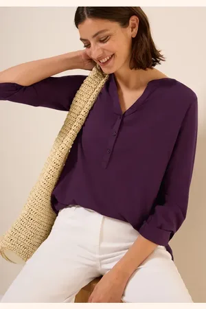 CECIL Bluse in Unifarbe
