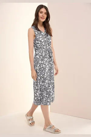 CECIL Gemustertes Midi-Kleid