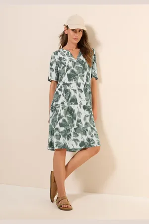 CECIL Gemustertes Crepe-Kleid