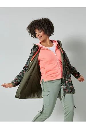 G.I.G.A. DX by killtec Damen Sommerjacken - Funktionswendejacke mit Kapuze Oliv/Pink