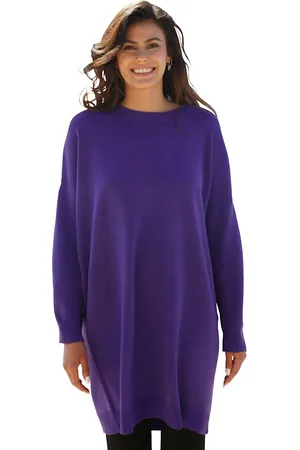 AMY VERMONT Pullover in Oversize-Form Lila