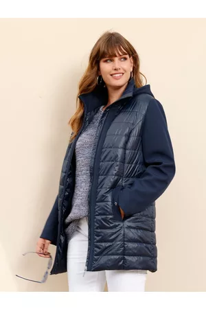 Miamoda Damen Skianzüge - Jacke mit Ärmeln aus Softshell Marineblau