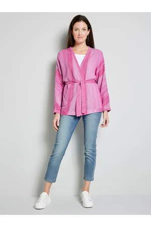 Dress In Strickjacke mit Farbverlauf Pink