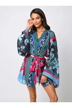 Sunflair Damen Strandmode - Kaftan perfekt zum Überziehen am Strand Pink