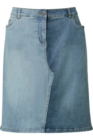 Angel of Style Jeansrock in 5-Pocket-Form Blue stone