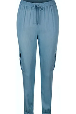 AMY VERMONT Damen Taschen - Jogpant mit praktischen Taschen Hellblau