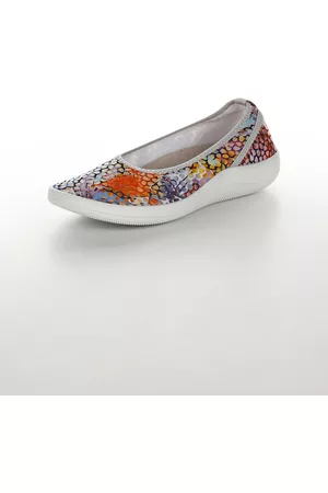 Naturläufer Damen Ballerinas - Ballerina mit wunderschönes Print Rot