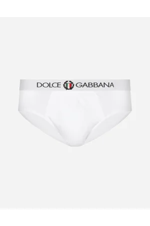 Dolce & Gabbana Midi-slip Baumwolle Mit Crest - Mann Unterwäsche Und Loungewear Wei� Baumwolle 3