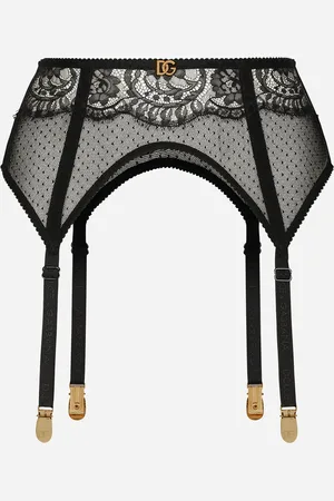 Dolce & Gabbana Strumpfhaltergürtel Aus Spitze - Frau Socken 1