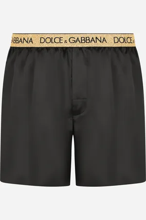 Dolce & Gabbana Silk Satin Boxer Shorts With Sleep Mask - Mann Unterwäsche Und Loungewear 3