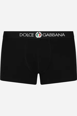 Dolce & Gabbana Boxershorts Regular Jersey Bi-elastisch Mit Wappen - Mann Unterwäsche Und Loungewear Baumwolle 3