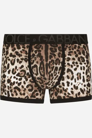 Dolce & Gabbana Boxershorts Regular Bi-elastischer Jersey Leoprint - Mann Unterwäsche Und Loungewear Animalprint Baumwolle 3