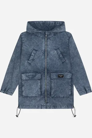 Dolce & Gabbana Windjacke Aus Baumwolle - Mann Mäntel Und Jacken Mehrfarbig 10 Years