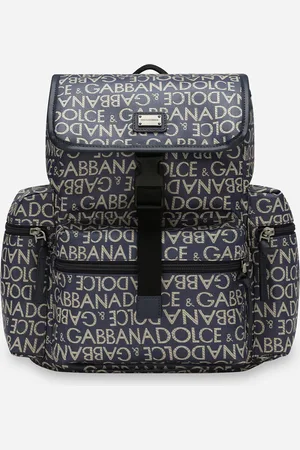 Dolce & Gabbana Rucksack Aus Beschichtetem Jacquard - Mann Accessoires Stoff Onesize