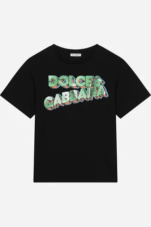 Dolce & Gabbana T-shirt Aus Jersey Mit Logoprint - Mann T-shirts Und Sweatshirts 2 Years