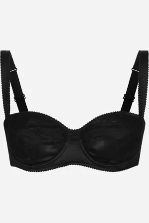 Dolce & Gabbana Balconette-bh Aus Satin Mit Spitze - Frau Unterwäsche Seide 1b