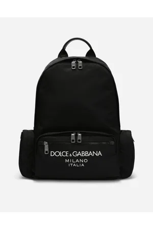 Dolce & Gabbana Rucksäcke und Bauchtaschen - Rucksack aus Nylon mit gummiertem Logo