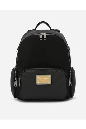 Dolce & Gabbana Rucksäcke und Bauchtaschen - Rucksack aus Nylon und Granata-Kalbsleder