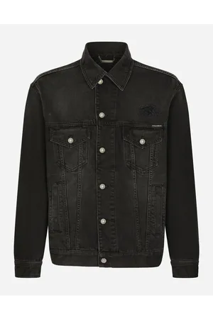 Dolce & Gabbana Mäntel und Jacken - Jeansjacke grau gewaschen