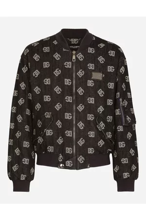 Dolce & Gabbana Mäntel und Jacken - Jacke Baumwollstretch Jacquard DG Monogram