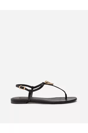 Dolce & Gabbana Flat - Flip-flops Devotion aus nappa