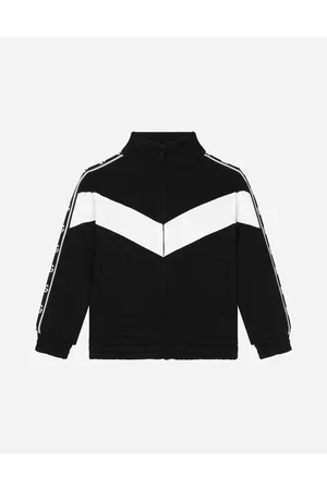 Dolce & Gabbana T-Shirts und Sweatshirts - Sweatjacke aus Jersey mit Logostrei