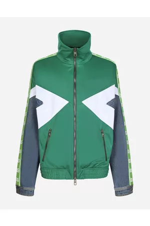 Dolce & Gabbana Men best seller selection - Jacke aus gewaschenem Denim und Funktionsjersey