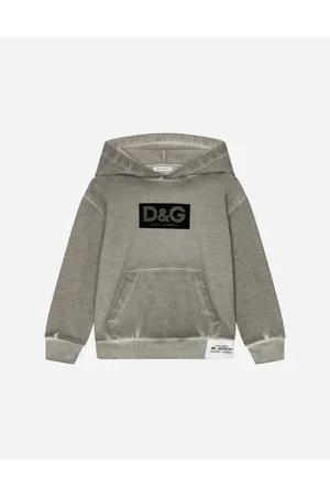 Dolce & Gabbana T-Shirts und Sweatshirts - Kapuzensweatshirt aus Jersey D&G-Logo