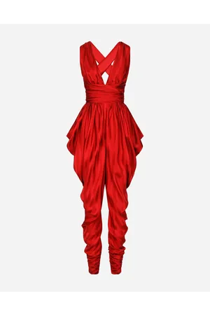 Dolce & Gabbana Women best seller selection - Jumpsuit aus Anvers-Satin mit Drapierung