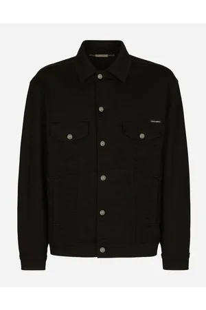 Dolce & Gabbana Mäntel und Jacken - Jeansjacke Stretch schwarz gewaschen