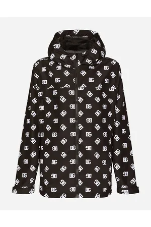 Dolce & Gabbana Mäntel und Jacken - Kapuzenjacke Nylon DG-Logoprint