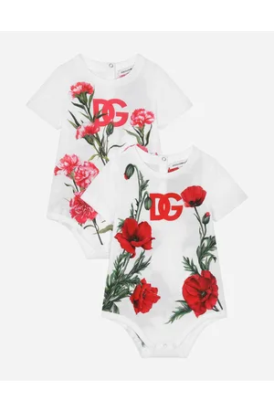 Dolce & Gabbana Children best seller selection - Geschenkset 2 Bodys aus Jersey Blumenprint